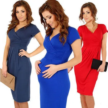 

Spring Summer Maternity Dresses Clothes Pregnancy Wear Casual Cotton Dress Clothing Black Sexy Hip Dress For Pregnant Women