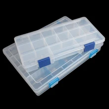Коробка для рыболовных снастей приманка крючок приманки отсек для хранения водонепроницаемый регулируемый