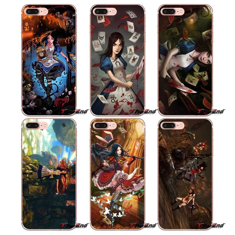 Чехол для HTC One M7 M8 A9 M9 M10 E9 Plus Desire 630 530 626 628 816 820 Motorola G G2 G3 Anime Alice Madness Returns Girls |