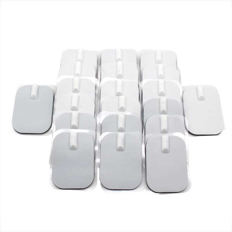20pcs Silicone&Gel Electrode Pad TENS Electrodes Digital Therapy