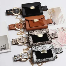 Модная поясная сумка, поясная сумка, Женские поясные сумки, высокое качество, набедренная посылка, поясная сумка со змеиным узором, Сумка с бананом, карман для мобильного телефона