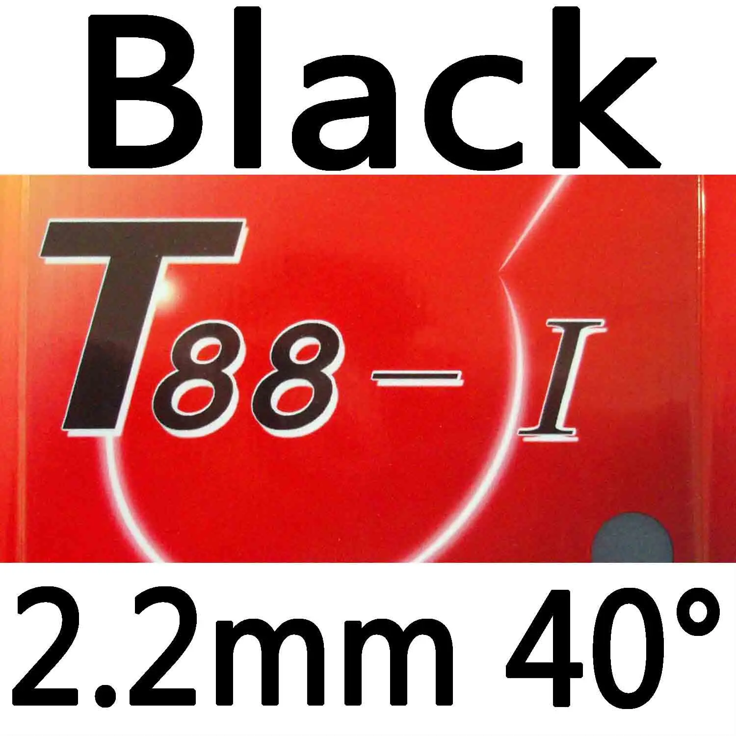Sanwei T88-I Pips-In настольный теннис пинг понг Резина с губкой 2,2 мм - Цвет: Black 2.2mm H40
