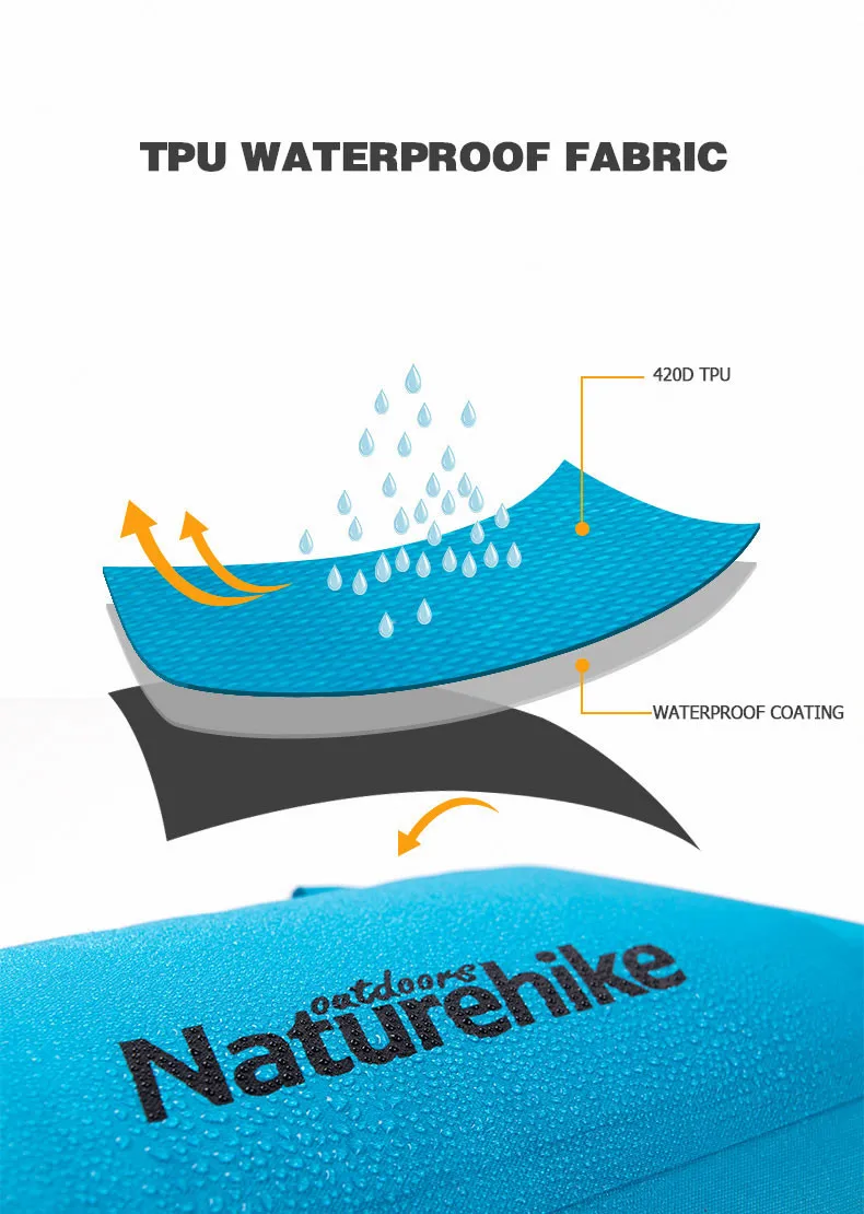 Naturehike Waterproof Dry Bag 20l 30l 40l Wet Separation For Camping Trekking Rafting Outdoors - 10