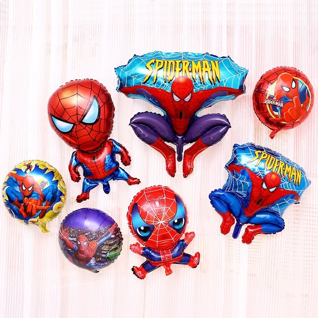 large spiderman foil balloons