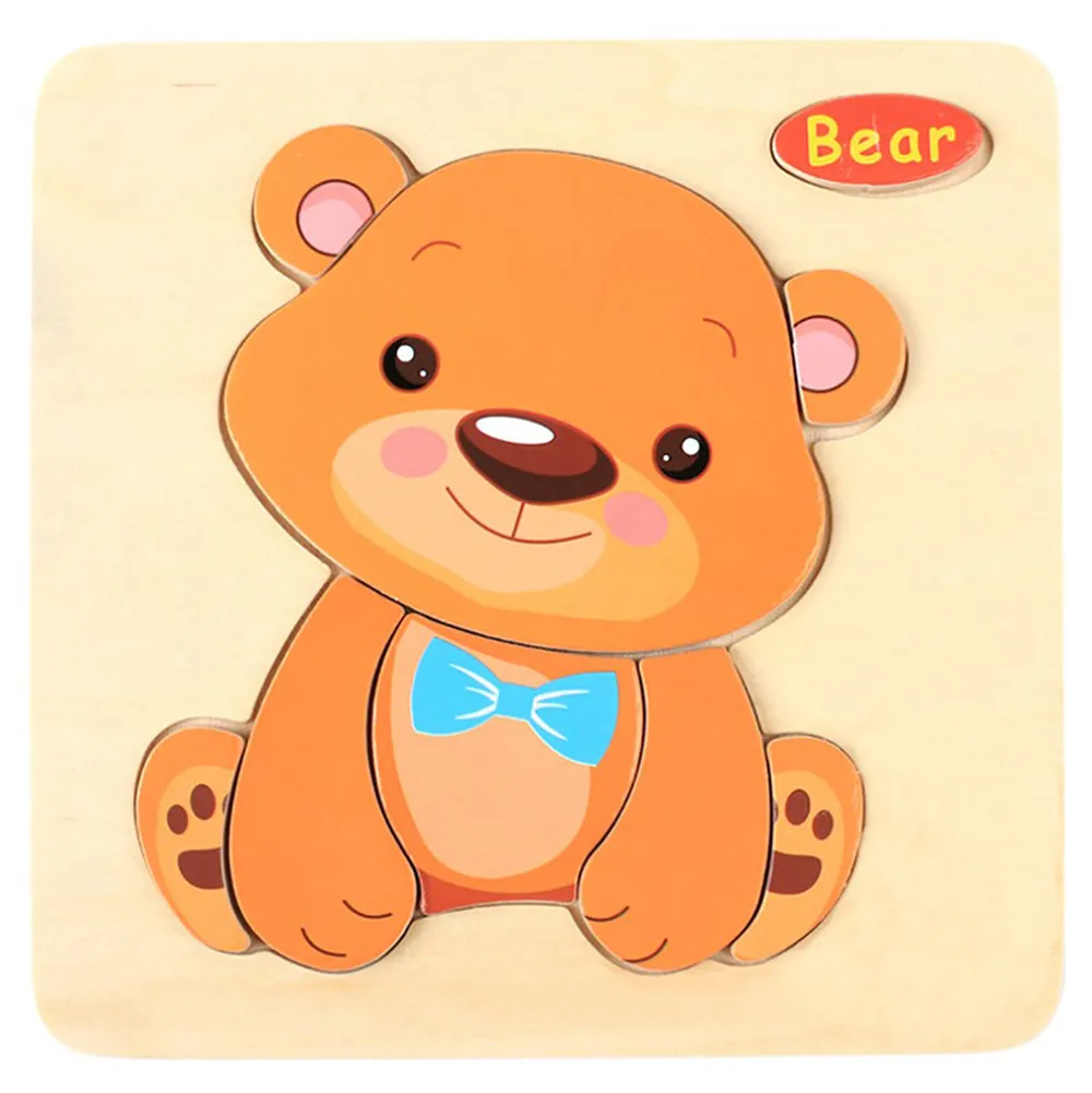 

2018 Kids toy Wooden Puzzle Educational Toys Colorful Developmental Child Toy Baby Early Training Game