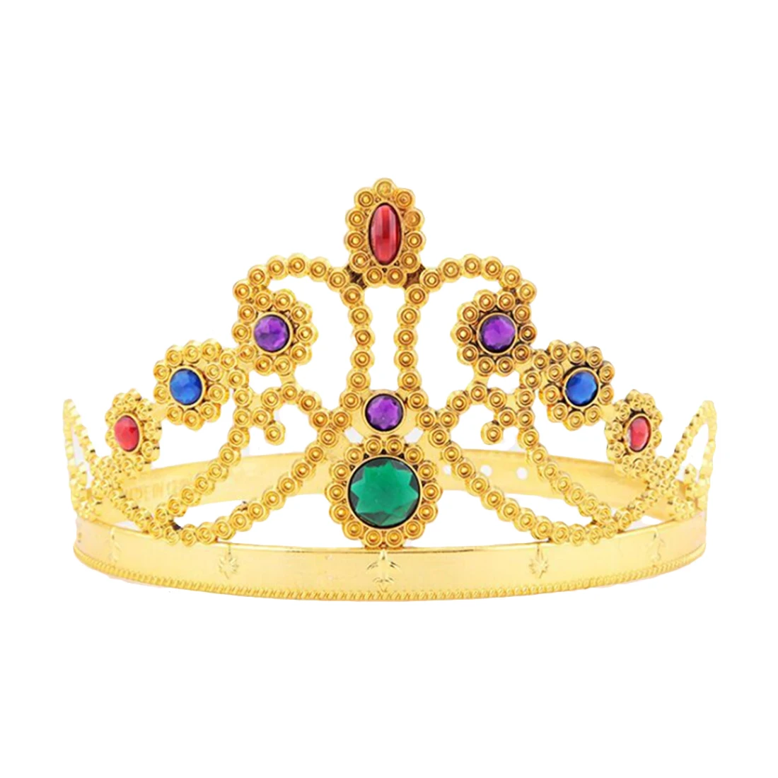 cheap Party Dress Princess Crown Props Royal Crown for Role Play Stage Performance Queen King Crown Party Supply Party Decoration