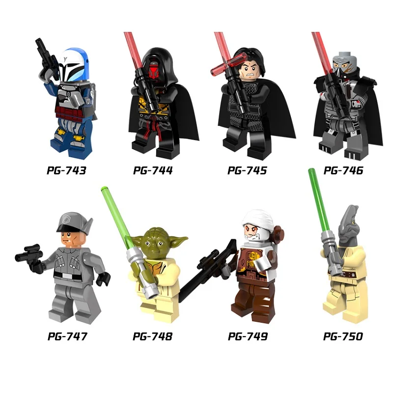 

Single sale Coleman Space Wars Trebor Jeddi Battle of Geonosis Darth Raven Yoda Building Blocks Bricks Children Gift Toys