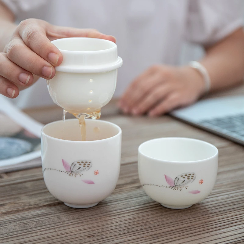 TANGPIN керамический чайник gaiwan чашки кофе чай кружки портативный путешествия Офис чайный набор