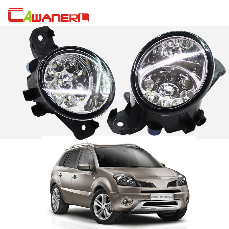 Cawanerl Car Styling LED Light Bulb Fog Light DRL Daytime Running Light White Blue Orange 12V