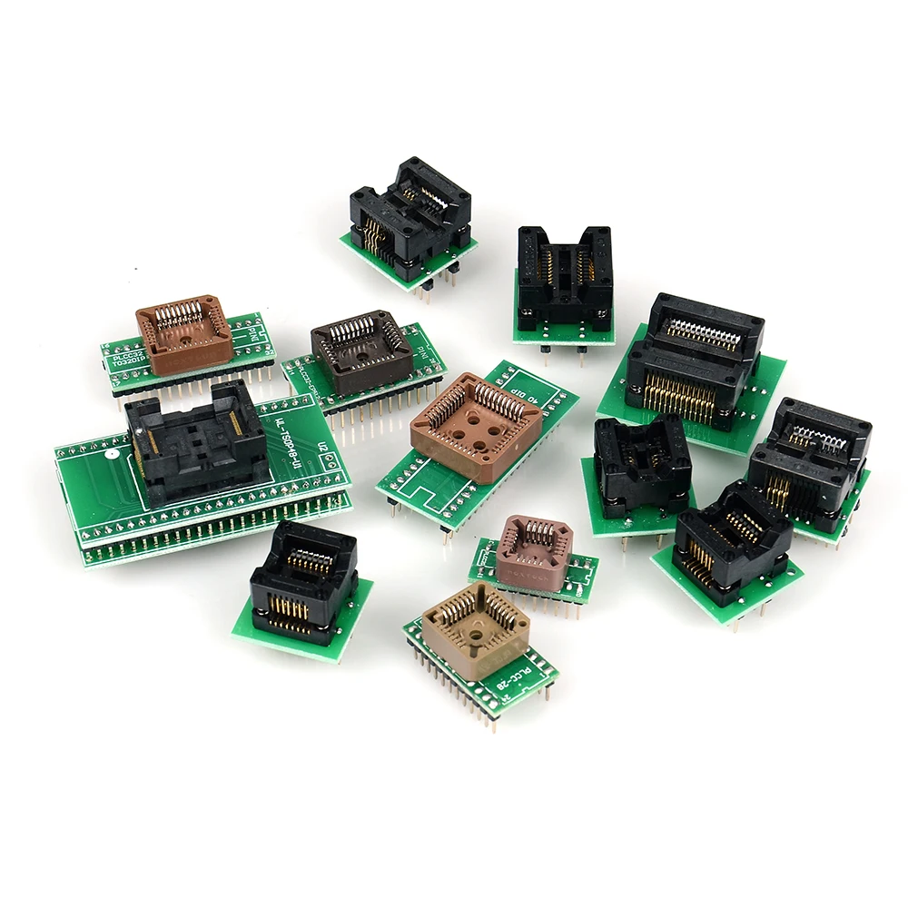 13 шт. адаптер для Superpro Xeltek 610P USB ECU Программатор сгорающий блок адаптер| |