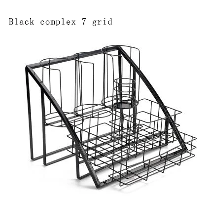 

Bar wine holder display rack cashier desk storage rack retail merchandise POP display shelf table stand