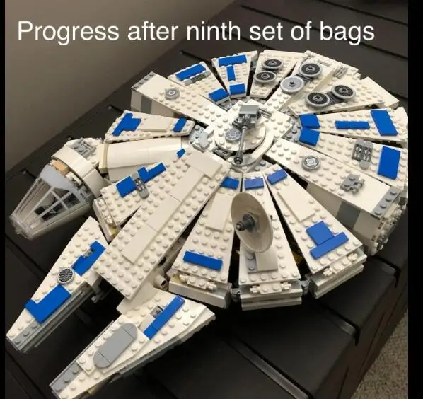 

Star Play Wars Solo: A Star Movie Wars Story Kessel Run Millennium Falcon Building Kit Block Toys for Children