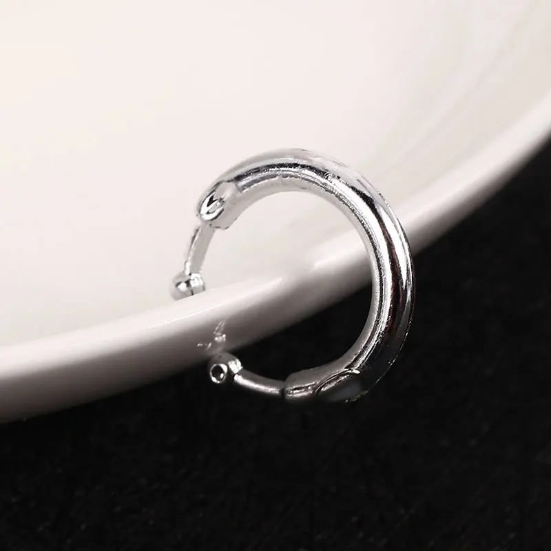 Серебряное кольцо для носа u-образное кольцо для губ шалость представление Новинка безопасный материал Декор Коллекция прочный u-образный