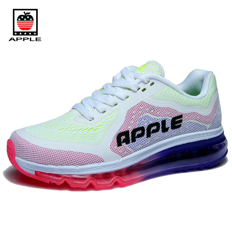 

Apple quality breathable mesh with kpu women sneakers air sole lace up contrast color game female skates ap-5s