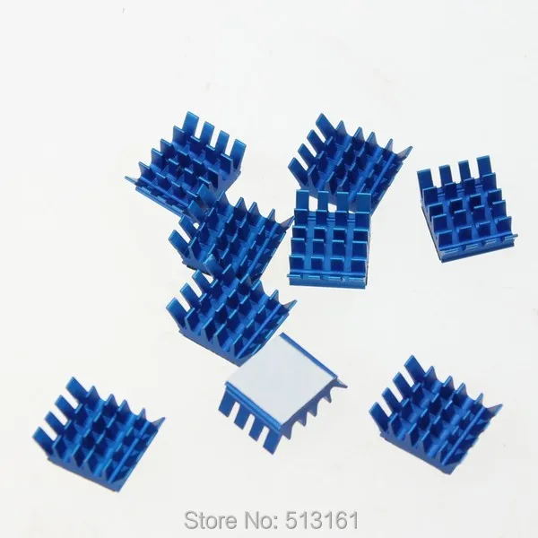 

80pcs Aluminum Blue Cooler Heatsink Heat sinks Computer VGA Card Xbox360 RAM IC PC Chipset