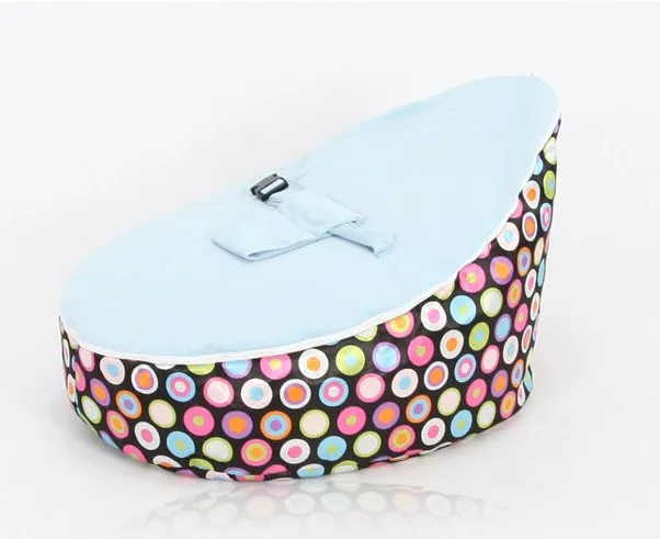 

Free shipping disco convertible baby beanbag chair, two tops baby beanbags cover only