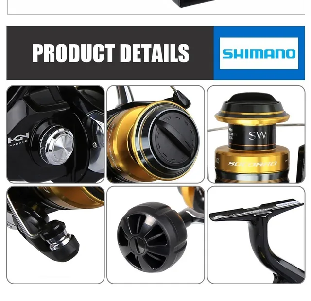 Shimano Original Socorro Sw 5000-10000 Big Saltwater Spinning Reel 4+1bb  4.9:1 X-ship Saltwater Trolling Spinning Fishing Reel - Fishing Reels -  AliExpress