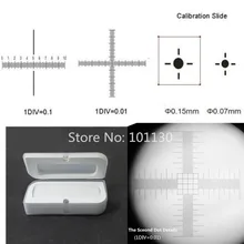 Роскошный и нежный 0,01 мм столик микроскопа микрометр микроскопа увеличение калибровки слайд в горошек с 4 детские весы