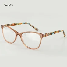 Ацетатные оптические очки, оправа для женщин, кошачий глаз, по рецепту, близорукость, Пресбиопия, очки для женщин, умник, черепаха, очки