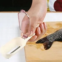 Скребок для рыбы щетка для очистки рыбы с базовым покрытием нож кухонные щипцы для морепродуктов Многофункциональные кухонные необходимые