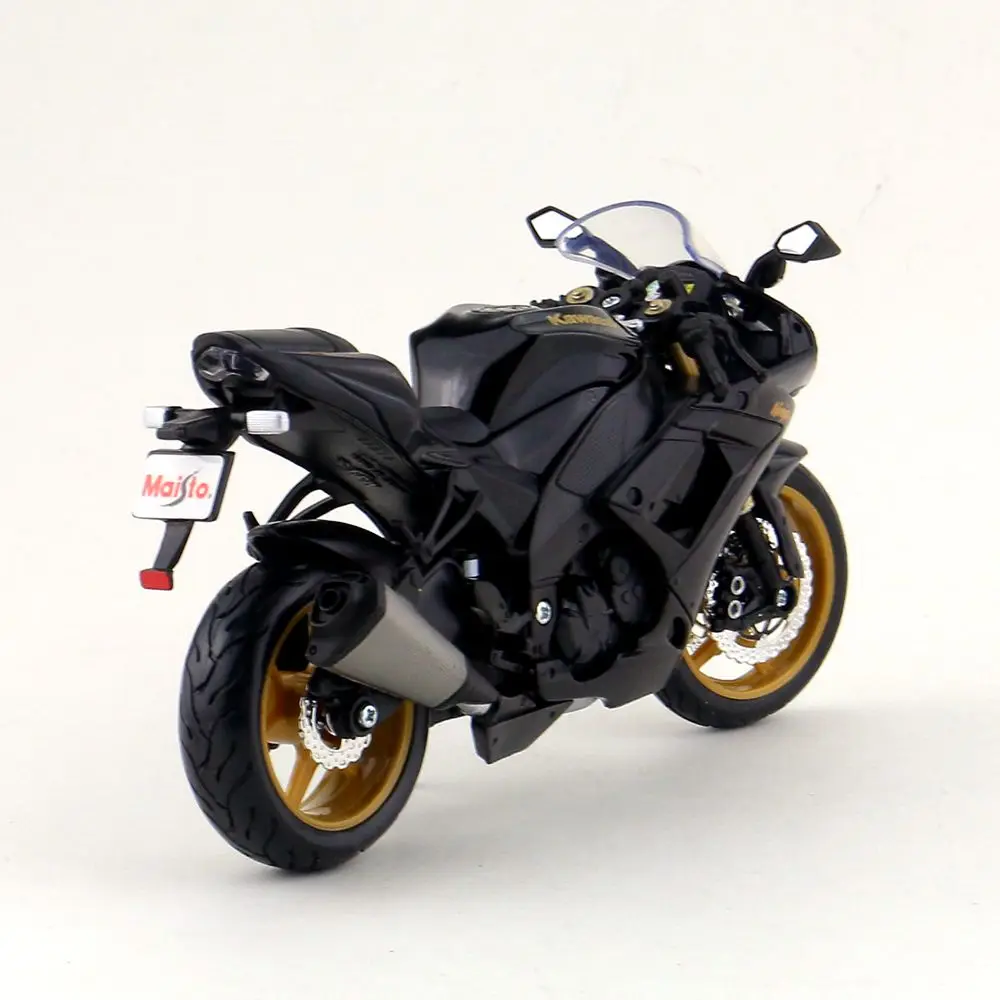 Maisto/1:12 Масштаб/Моделирование литья под давлением модель мотоцикла Игрушка/KAWASAKI Ninja ZX-10R суперкрест/деликатная детская игрушка/воротник