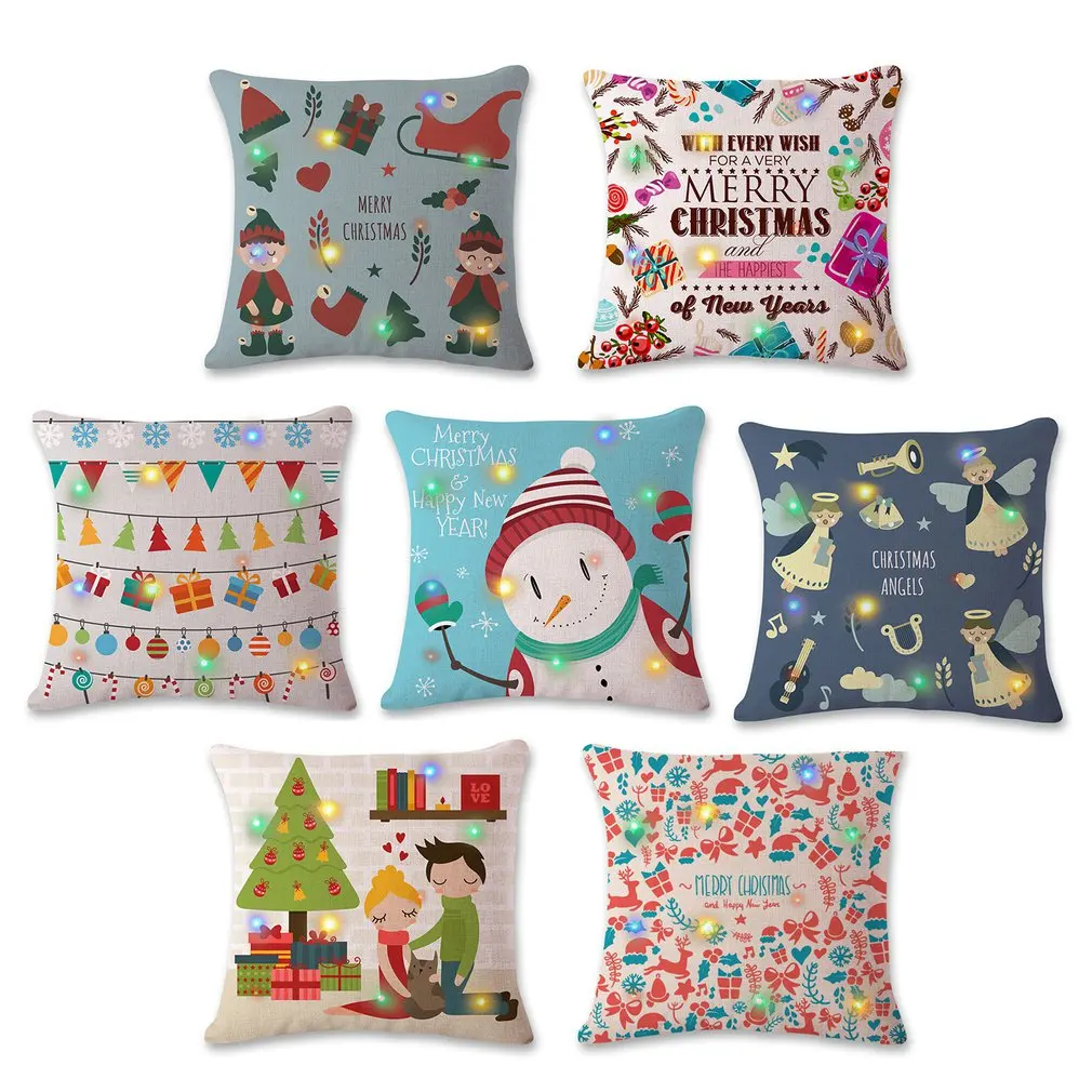 جديد عيد الميلاد تصميم القطن وسادة من الكتان غطاء سوبر لينة سيارة كنبة مكتب وسادة مقعد غطاء المنزل الديكور مع الصمام جديد عيد الميلاد تصميم القطن وسادة من الكتان غطاء سوبر لينة سيارة كنبة مكتب وسادة مقعد غطاء المنزل الديكور مع الصمام
