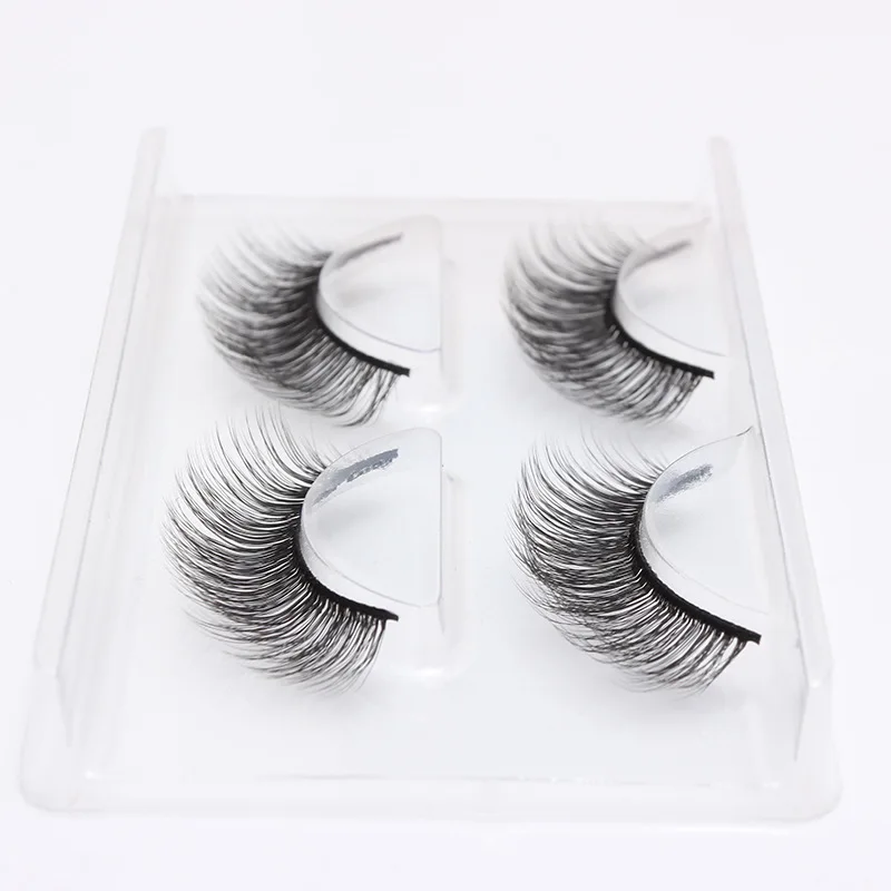 DOCOCER 2 пары natural накладные ресницы eyelashes длинные Макияж 3d Искусственные ресницы для красоты 759