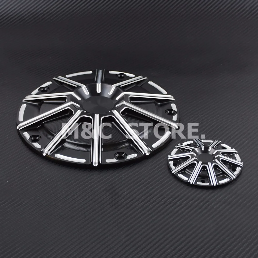  Engine Cover Contrast Derby Cover Timer Timing Cover For Harley Touring Road King Dyna 99-15 Softai