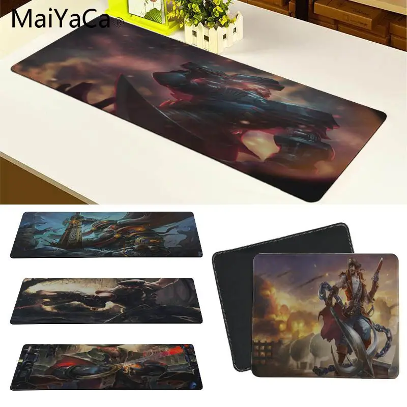

MaiYaCa Non Slip PC Gangplank Beautiful Anime Mouse Mat Size for 18x22cm 20x25cm 25x29cm 30x80cm 30x90cm