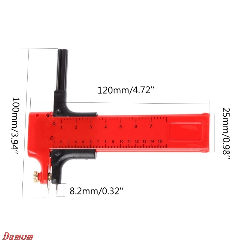 Роторный Компас Круглый резак бумажный картон резиновая виниловая кожа художественный инструмент XinP