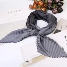 Корейский плиссированные Ретро Газа chic галстук женский шифон галстук