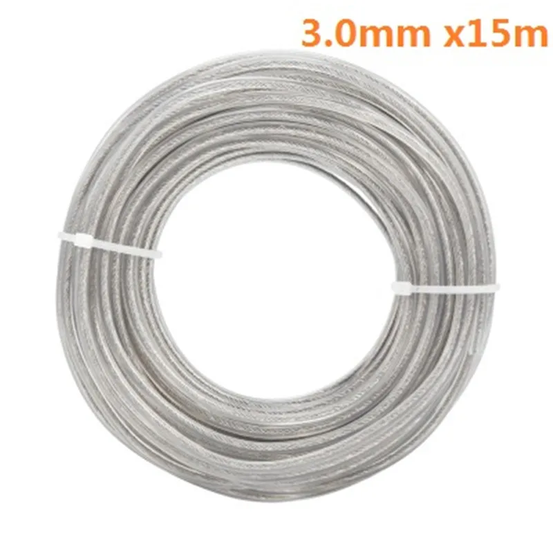 

Trimmer Line Strimmer Brushcutter Cord Line Long Round Roll Square Grass Rope Line For Lawn Mower Trimmer Garden Tools Parts