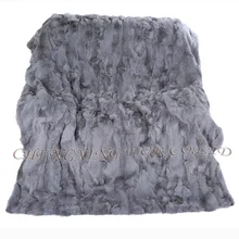 CX-D-37 ручной работы красочные зимние теплые Tappeto натуральный кролик меховой ковер для продажи пледы одеяла