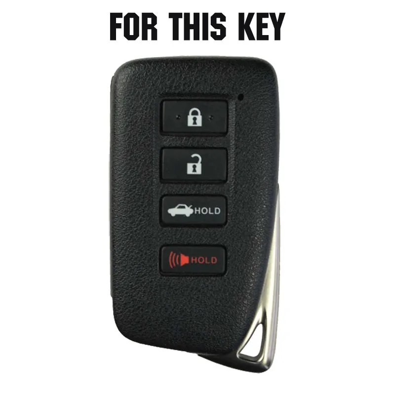 AX For Lexus ES350 GS350 GS450h IS250 RC350 NX200T NX300h LX570 4 Button Silicone Key Fob Cover Case Car Remote Holder Protector |