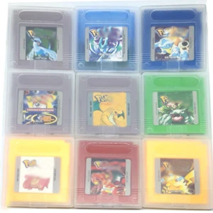 

SONGFINN 32 Bit Game Pokemoned Series Cock Version/Trading Card Game/Orange etc. English Language Game Cartridge Battery Save
