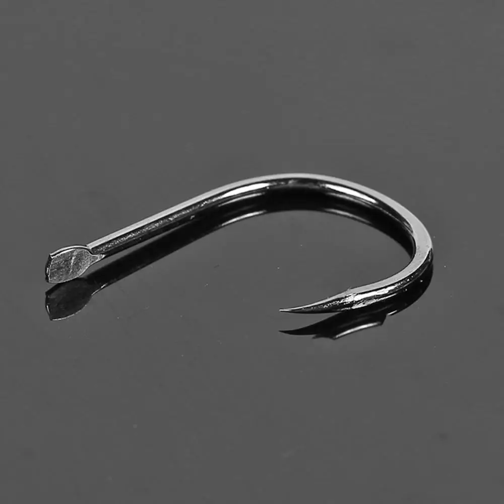

100 pcs Steel Fish Hook Barbed 3-12 for Fly Fish Carp Worm Pond Fishing Bait Holder Jig Hole Barbed Hooks Accessories Pesca