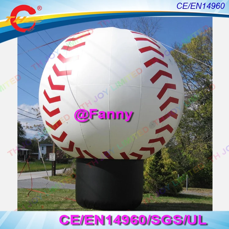 free air shipping to door,13ft/20ft/26ft giant inflatable ground baseball,giant inflatable