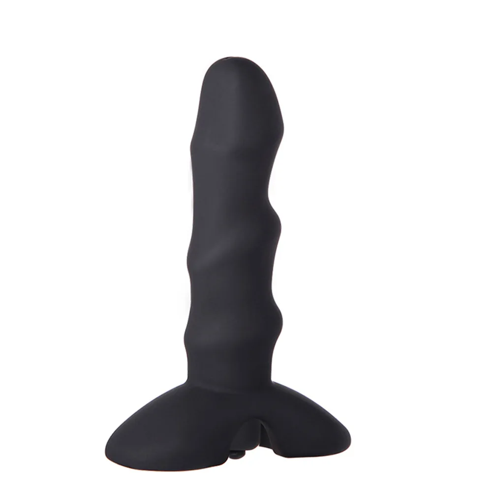 Силиконовый анальный вибратор Plug Водонепроницаемый Анальный киска Массажер