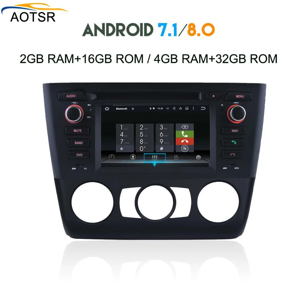 Cheap IPS Android 8.0 car dvd player for BMW 1 Series(E81/E82/E87/E88) 2004-2013 GPS Navigation Car Auto Radio stereo Video Head Unit 2