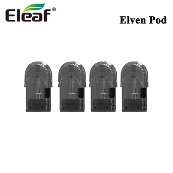 

4Pcs/lot Eleaf Elven Pod Cartridge 1.6ml Capacity with 1.6ohm Resistance for E Cigarette Elven Pod Starter Kit Vape