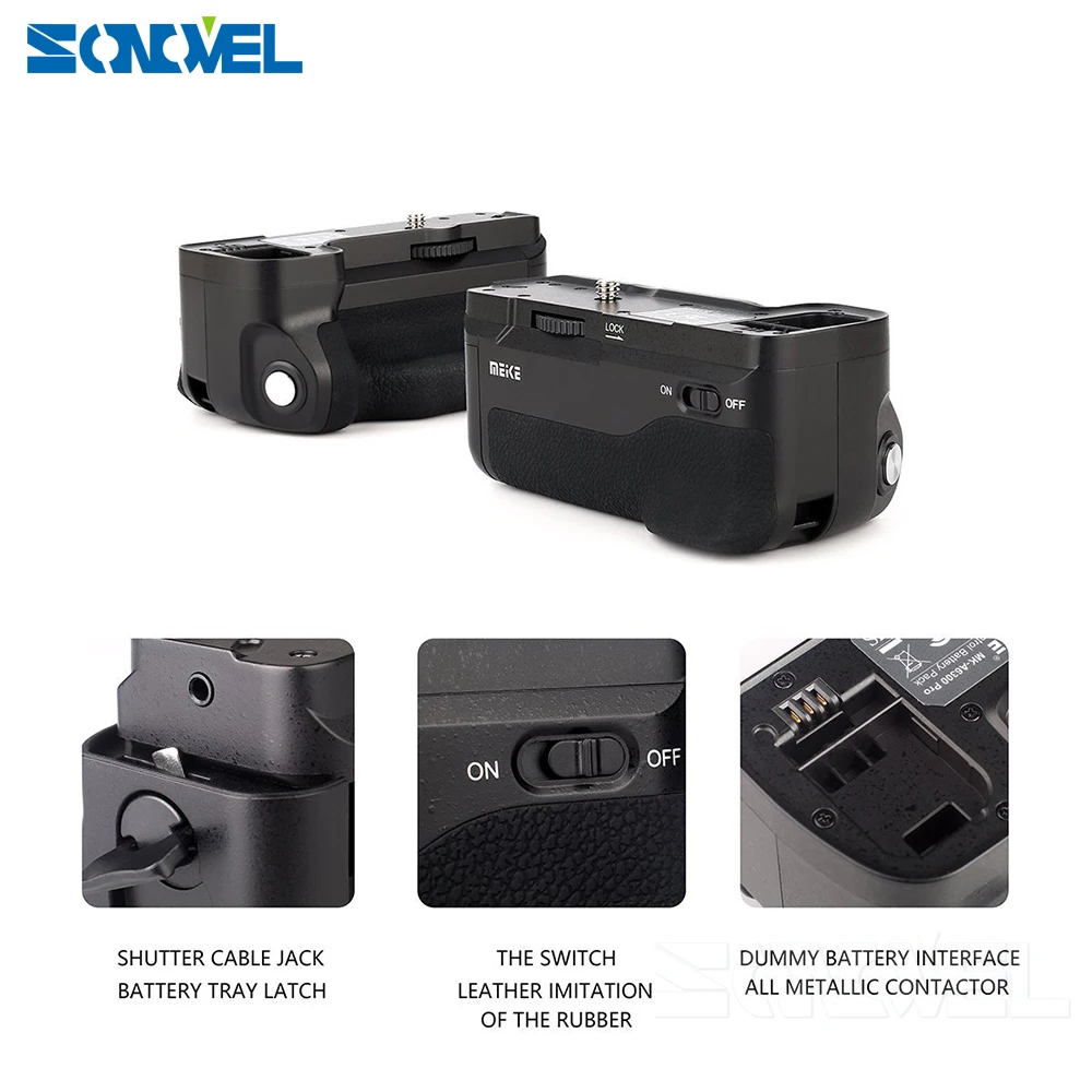Meike MK A6300 pro держатель аккумулятора Встроенный 2 4G беспроводной пульт
