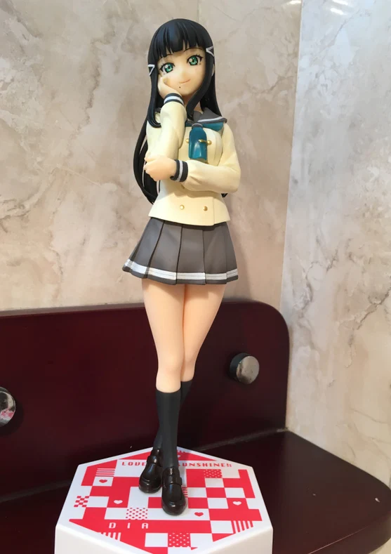 

1/8 Japanese original anime figure LoveLive Sunshine Kurosawa Dia uniform ver action figure collectible model toys for boys