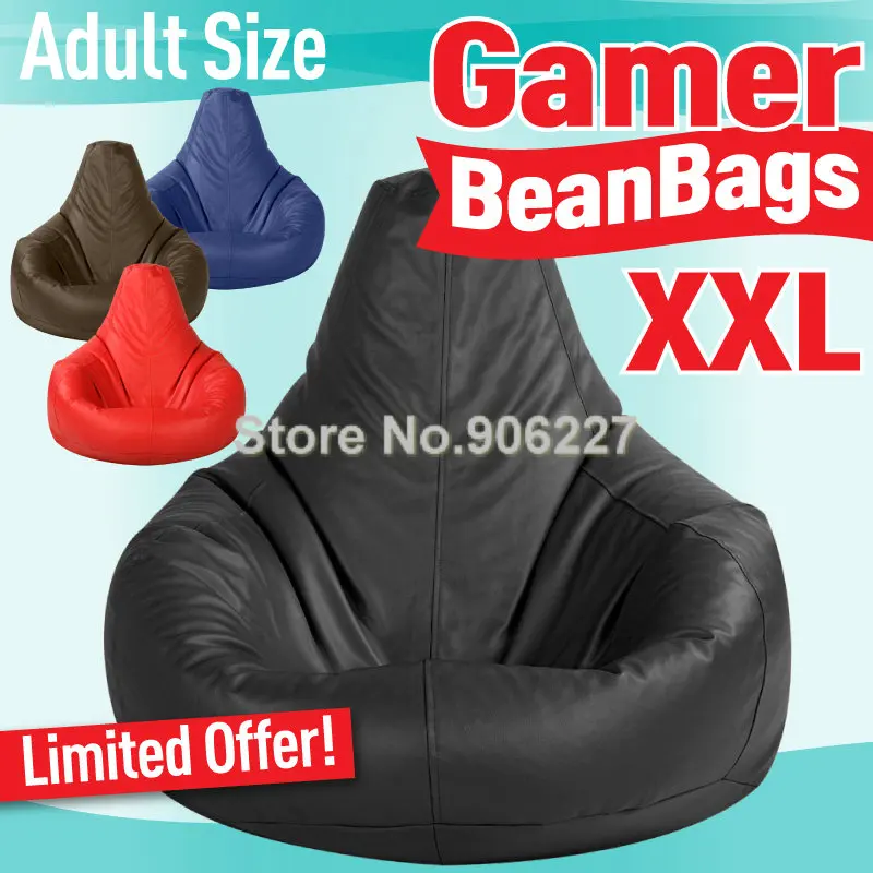 Bean Bag Gaming Bean Bag Designer Recliner - 420D nylon fabric -XXXXXL adults beanbag chair Large c