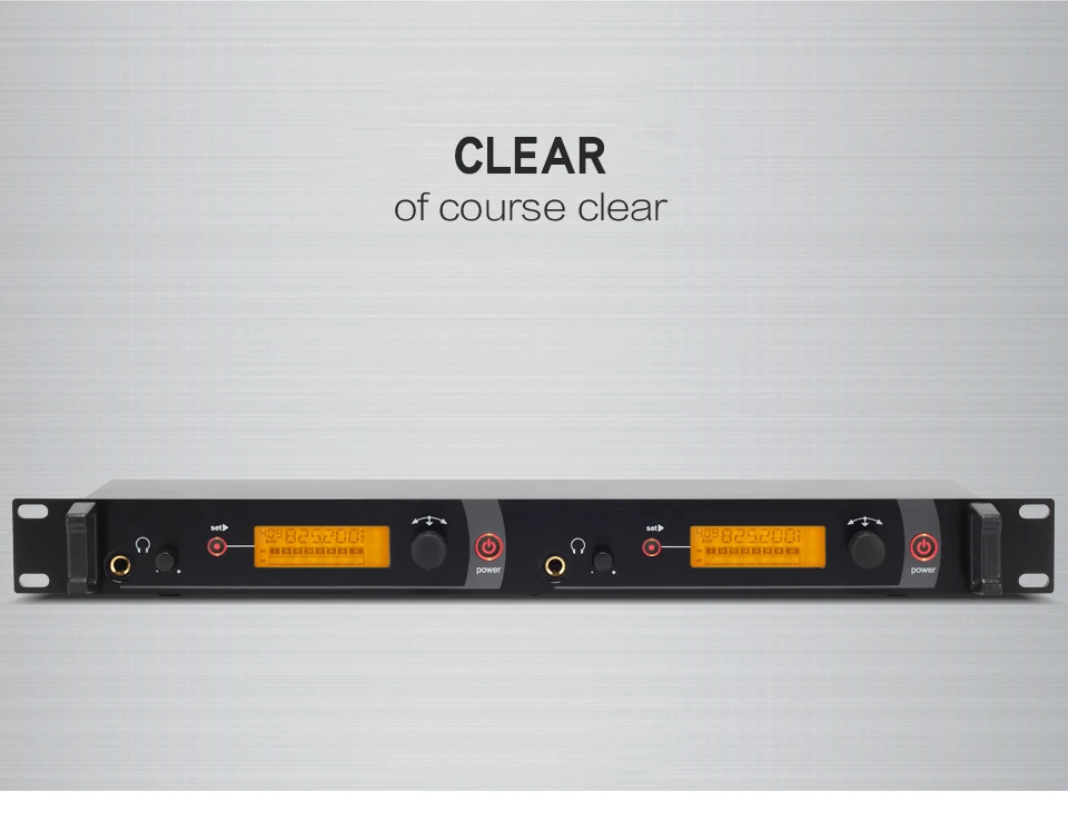 Wireless Recording studio Monitor System  In Ear UHF Wireless Headset Transmitter Receiver stage Monitor2