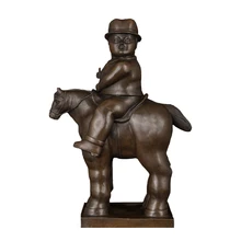 Бронзовая скульптура Фернандо Ботеро, бронзовая скульптура, скульптура, Декор, Бронзовая статуя, декоративная статуя