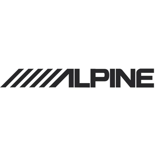 Alpine Автомобильная аудионаклейка для автомобиля, художественная Автомобильная наклейка с цитатами, украшение на окно, заднее лобовое стекло, современная мода, наклейки L241 - Название цвета: Black