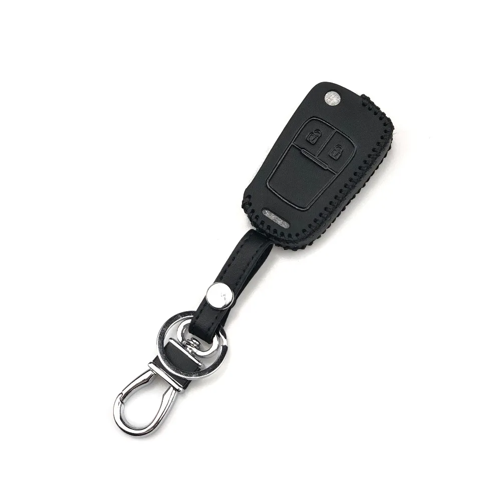Кожаный чехол для ключа с дистанционным управлением ключей Chevrolet Cruze Captiva Matiz TRAX Aveo