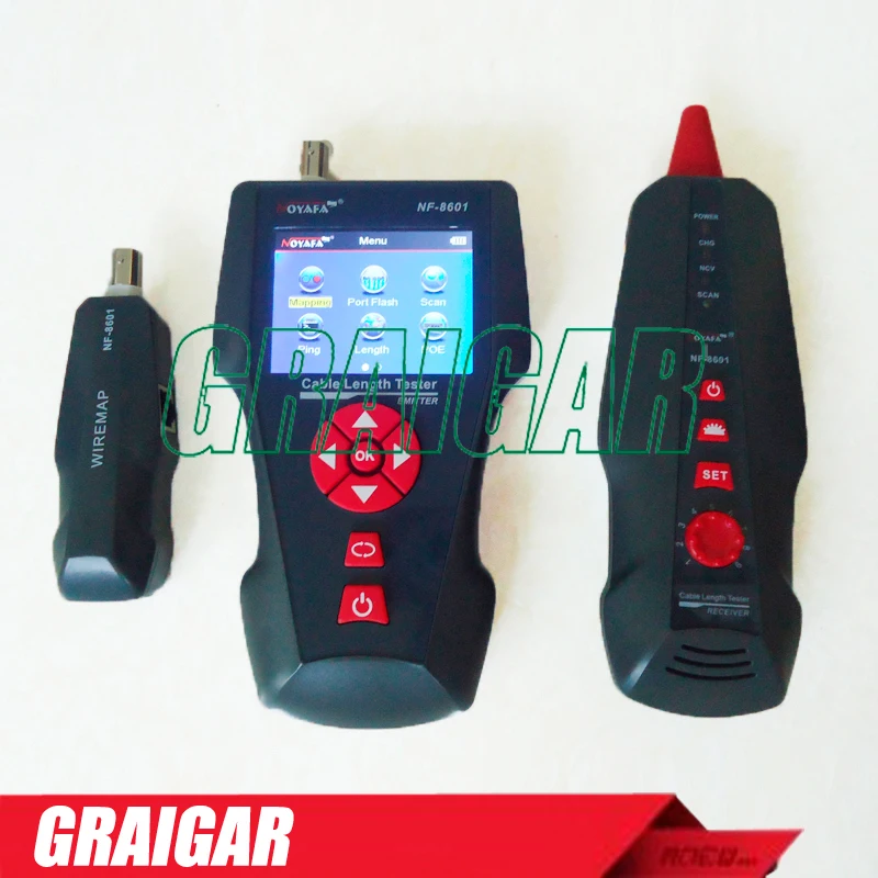 

NF-8601 POE PING Ethernet tester Network Cable Length Tester Tracking RJ45, RJ11