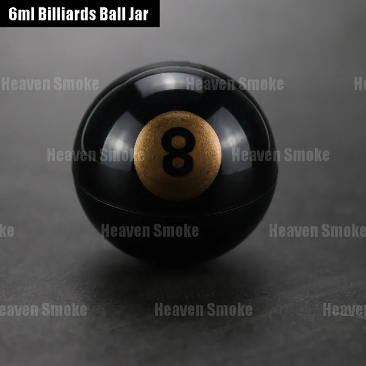 6ml billiards ball silicone jar-Heaven Smoke (12)