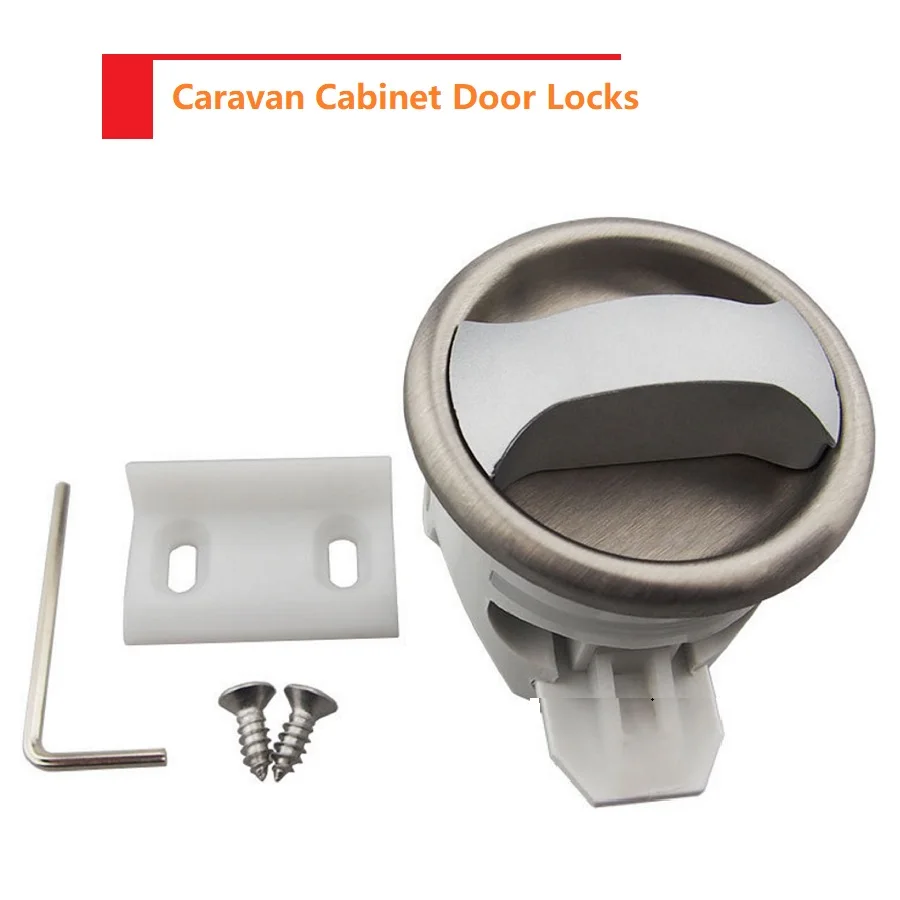 2xCaravan Cupboard Latch Toilet Door Locks, Windows/Cabinet/Drawer RVs, Trailer, Motor-home, 5 Wheel  Camper, Tool Box 4 pack air wedge bag alignment tool air shim inflatable pry bar leveling tool max load 353 pounds shim bag for elevating doors windows metal air inlet valve